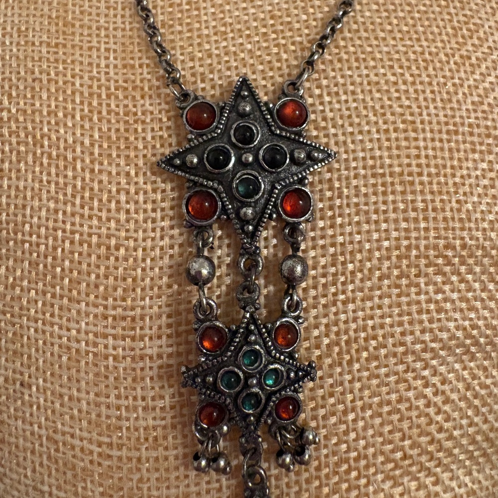 Star hanging necklace